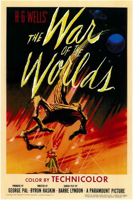 The War of the Worlds Movie Poster Print (11 x 17) - Item # MOVAC6879