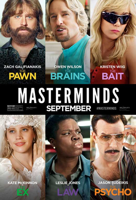 Masterminds Movie Poster Print (11 x 17) - Item # MOVEB29255