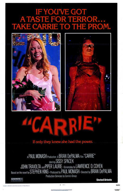 Carrie Movie Poster Print (11 x 17) - Item # MOVGD6854