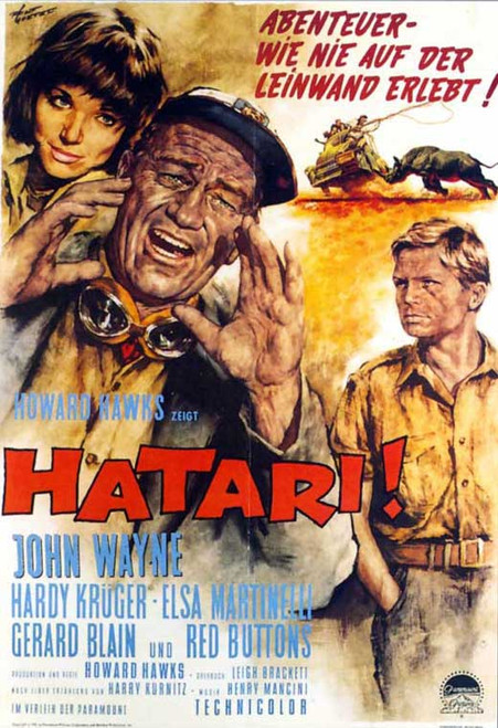 Hatari! Movie Poster Print (11 x 17) - Item # MOVEI5614