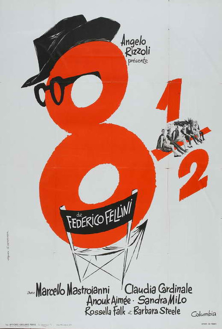 8 1/2 Movie Poster Print (27 x 40) - Item # MOVAB83130