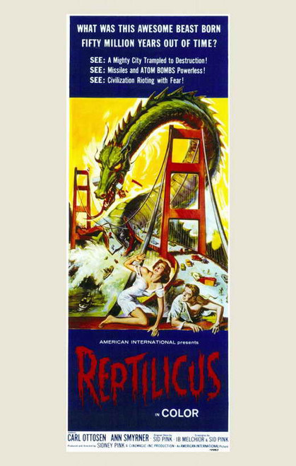 Reptilicus Movie Poster Print (11 x 17) - Item # MOVCC0889