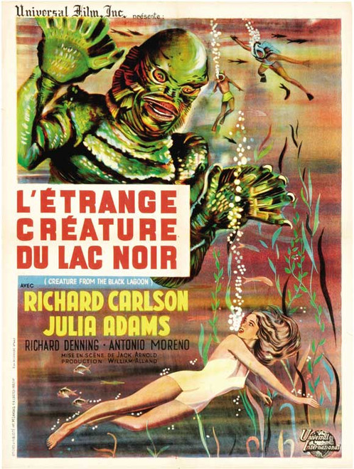 Creature from the Black Lagoon Movie Poster Print (11 x 17) - Item # MOVCJ0191