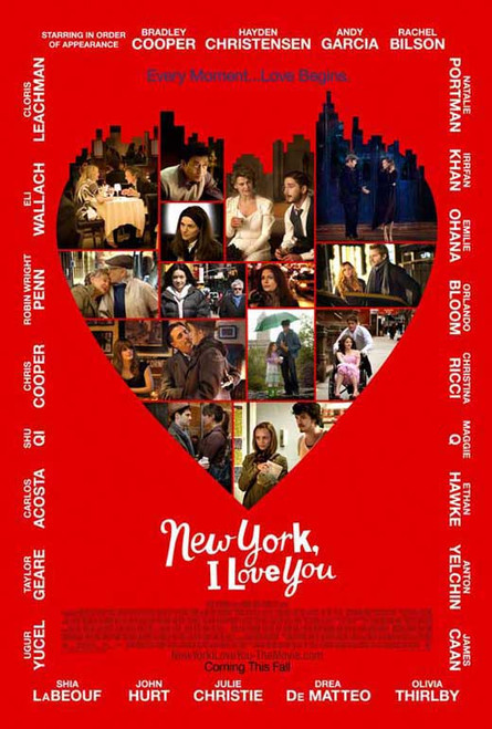 New York, I Love You Movie Poster Print (11 x 17) - Item