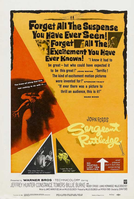 Sergeant Rutledge Movie Poster Print (11 x 17) - Item # MOVEI1751