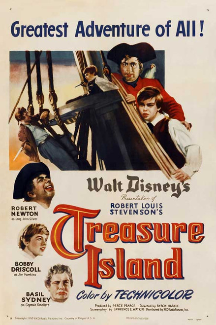 Treasure Island Movie Poster Print (27 x 40) - Item # MOVAI5706