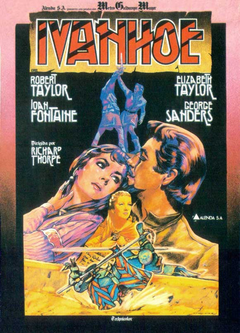 Ivanhoe Movie Poster Print (11 x 17) - Item # MOVCJ6185