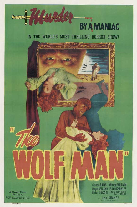 The Wolf Man Movie Poster Print (27 x 40) - Item # MOVIJ0165