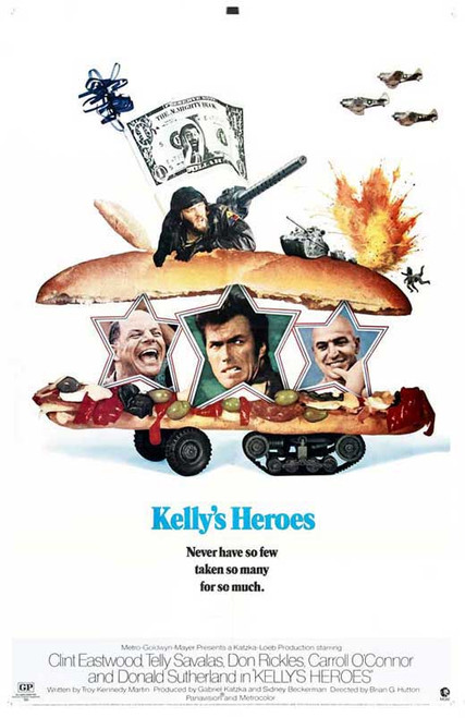 Kelly's Heroes Movie Poster Print (11 x 17) - Item # MOVAI8554