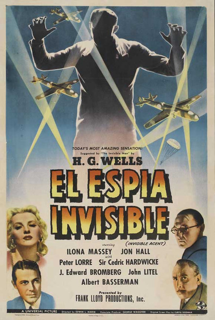 Invisible Agent Movie Poster Print (11 x 17) - Item # MOVCB19360