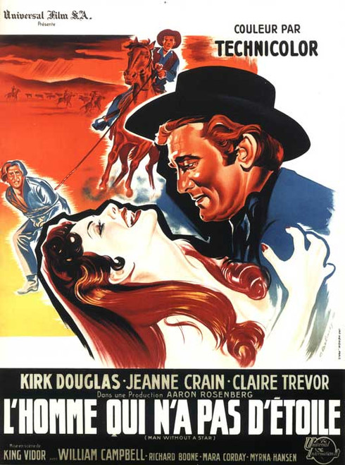Man Without a Star Movie Poster Print (27 x 40) - Item # MOVEB75290