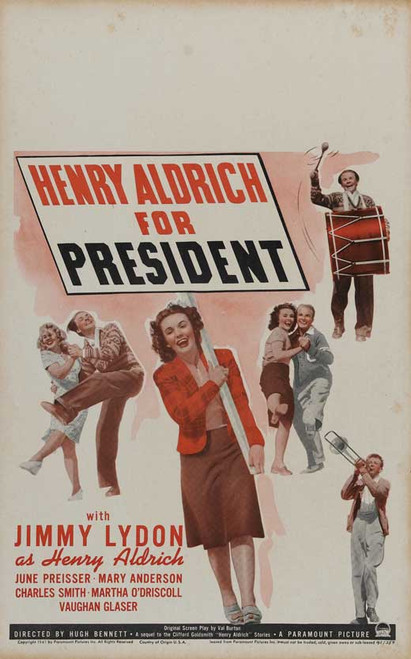 Henry Aldrich For President Movie Poster Print (11 x 17) - Item # MOVCB00814