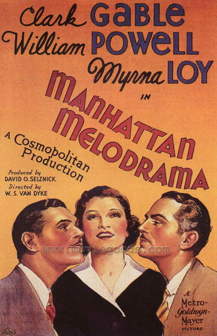 Manhattan Melodrama Movie Poster Print (27 x 40) - Item # MOVIF2359