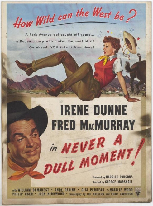 Never a Dull Moment Movie Poster Print (27 x 40) - Item # MOVAH2612
