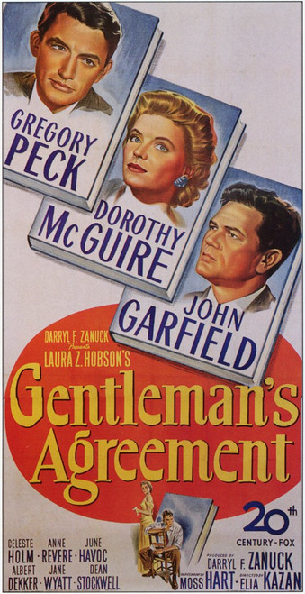 Gentleman's Agreement Movie Poster Print (11 x 17) - Item # MOVEF7154