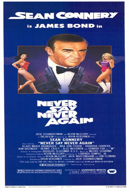 Never Say Never Again Movie Poster Print (11 x 17) - Item # MOVGE4431