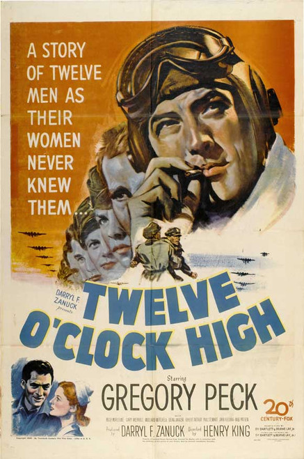 Twelve o'Clock High Movie Poster Print (11 x 17) - Item # MOVGJ5176