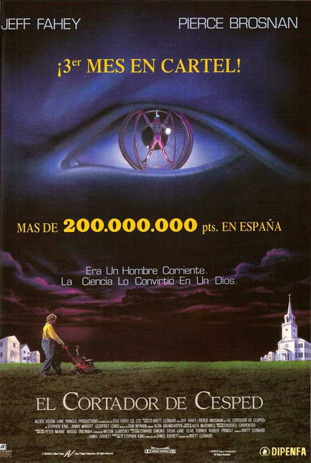 The Lawnmower Man Movie Poster Print (11 x 17) - Item # MOVGJ1419