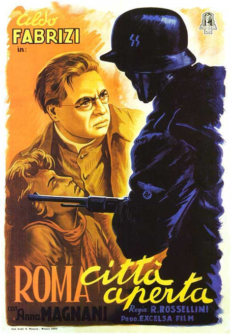 Rome, Open City Movie Poster Print (11 x 17) - Item # MOVAI6579