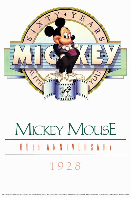 Mickey Mouse 60th Anniversary Gallery Movie Poster Print (11 x 17) - Item # MOVGE6084