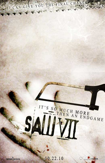 Saw 3D Movie Poster Print (11 x 17) - Item # MOVAB84263