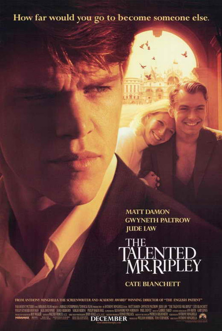 The Talented Mr. Ripley Movie Poster Print (11 x 17) - Item # MOVID7865