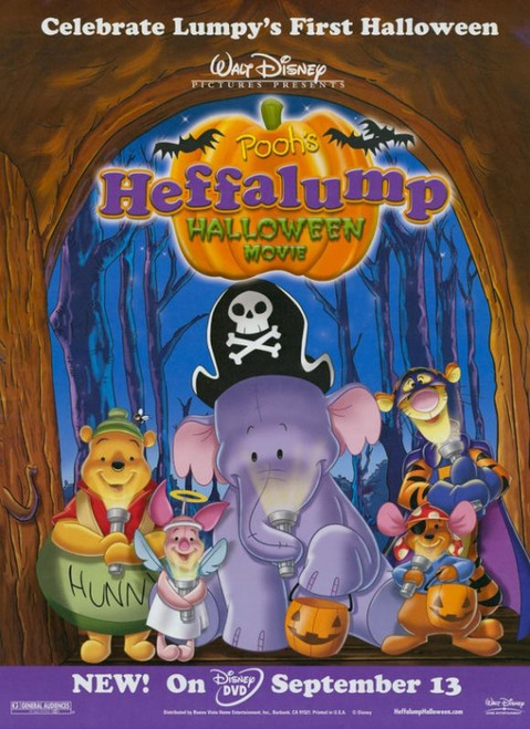 Pooh's Heffalump Halloween Movie Movie Poster Print (11 x 17) - Item # MOVAG4290
