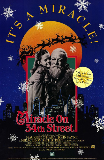 Miracle on 34th Street Movie Poster Print (11 x 17) - Item # MOVCE2709