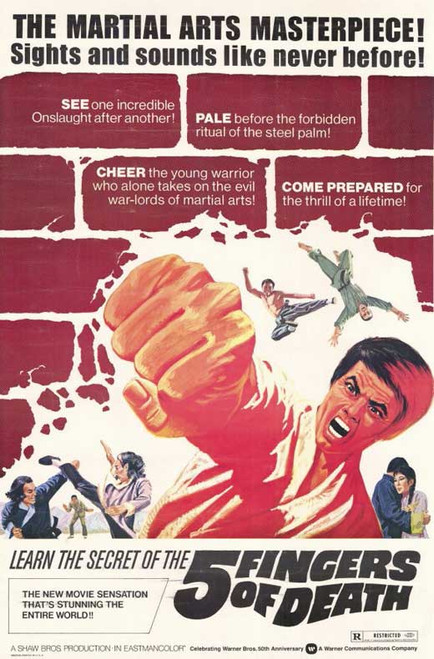 Five Fingers of Death Movie Poster Print (11 x 17) - Item # MOVCD3869