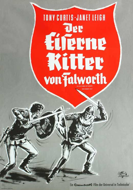 The Black Shield of Falworth Movie Poster Print (27 x 40) - Item # MOVGB93501
