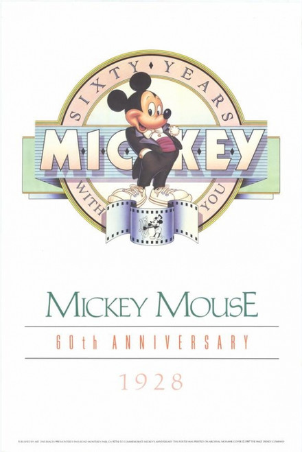 Mickey Mouse 60th Anniversary Gallery Movie Poster Print (27 x 40) - Item # MOVGF1443