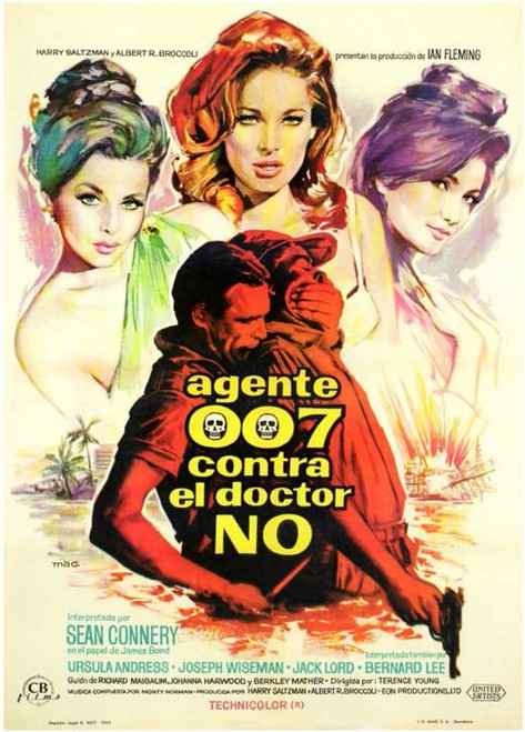 Dr. No Movie Poster Print (11 x 17) - Item # MOVCE7027