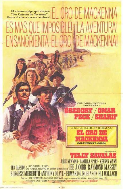 MacKenna's Gold Movie Poster Print (11 x 17) - Item # MOVCE7691