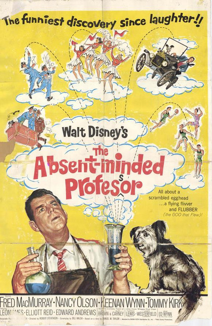 The Absent-Minded Professor Movie Poster Print (11 x 17) - Item # MOVEF2082