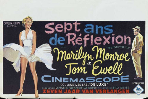 The Seven Year Itch Movie Poster Print (11 x 17) - Item # MOVIJ9197
