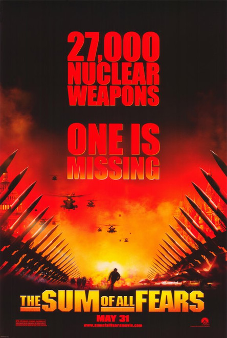 The Sum of All Fears Movie Poster Print (11 x 17) - Item # MOVGE7983