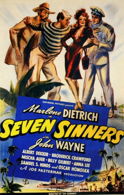 Seven Sinners Movie Poster Print (11 x 17) - Item # MOVAF5160