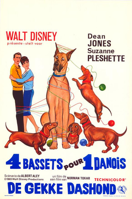 The Ugly Dachshund Movie Poster Print (11 x 17) - Item # MOVCH1078