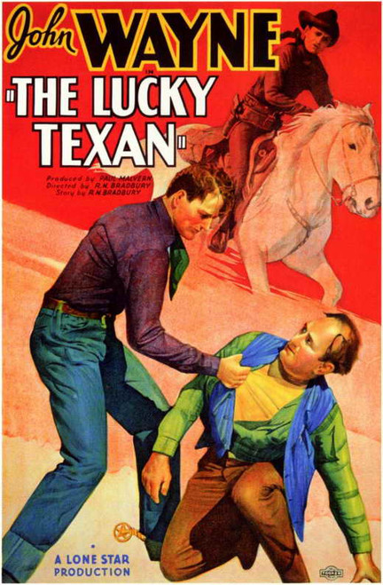 The Lucky Texan Movie Poster Print (11 x 17) - Item # MOVCE4001