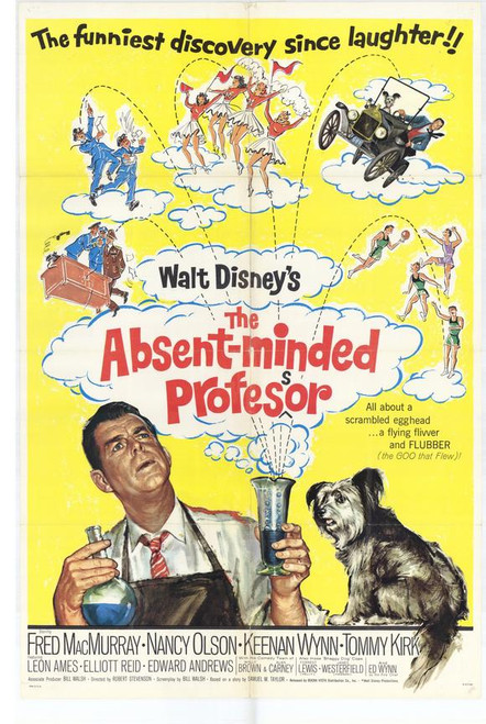 The Absent-Minded Professor Movie Poster Print (11 x 17) - Item # MOVAE9885