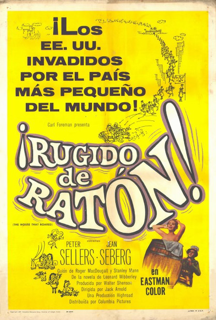 The Mouse That Roared Movie Poster Print (11 x 17) - Item # MOVIE3550