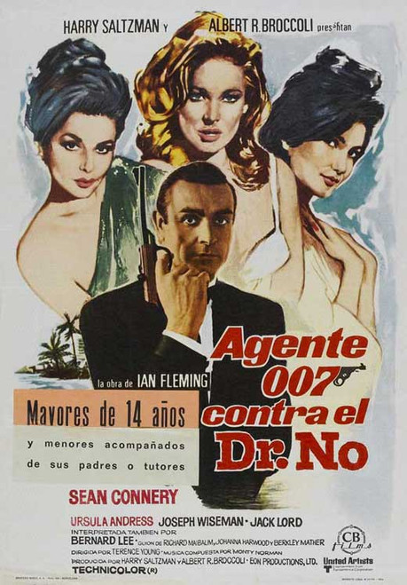 Dr. No Movie Poster Print (11 x 17) - Item # MOVAI9646