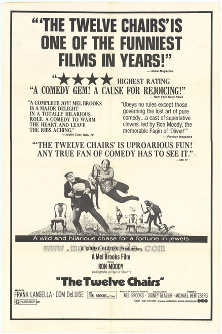 The Twelve Chairs Movie Poster Print (27 x 40) - Item # MOVGH4704