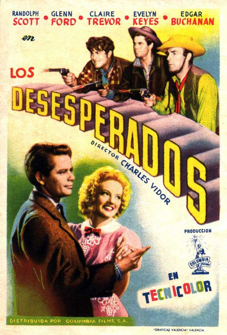 The Desperadoes Movie Poster Print (27 x 40) - Item # MOVGJ6940