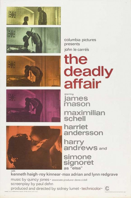 The Deadly Affair Movie Poster Print (11 x 17) - Item # MOVEB53120