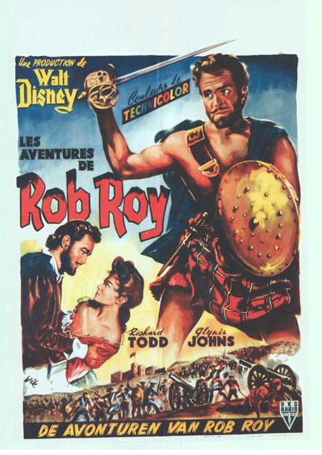 Rob Roy, the Highland Rogue Movie Poster Print (11 x 17) - Item # MOVCI4251