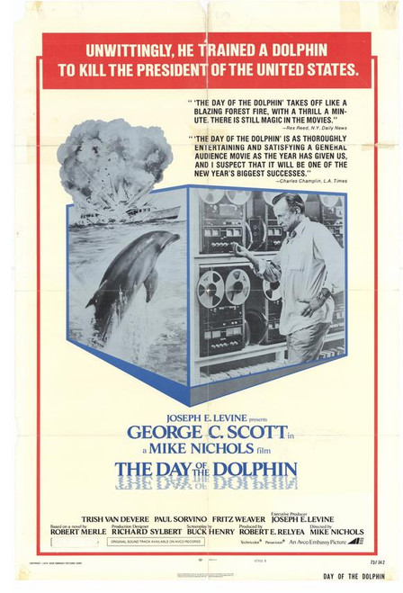 The Day of the Dolphin Movie Poster Print (11 x 17) - Item # MOVIE2076