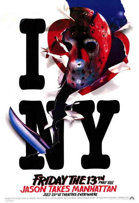 Friday the 13th, Part 8: Jason Takes Manhattan Movie Poster Print (11 x 17) - Item # MOVID7889