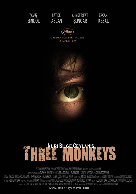 Three Monkeys Movie Poster Print (11 x 17) - Item # MOVAI1453