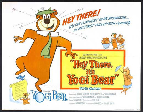 Hey There, It's Yogi Bear Movie Poster Print (27 x 40) - Item # MOVEB50004